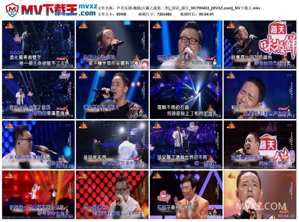 声音乐团-翅膀(天籁之战第二季)_国语_流行_MC700433